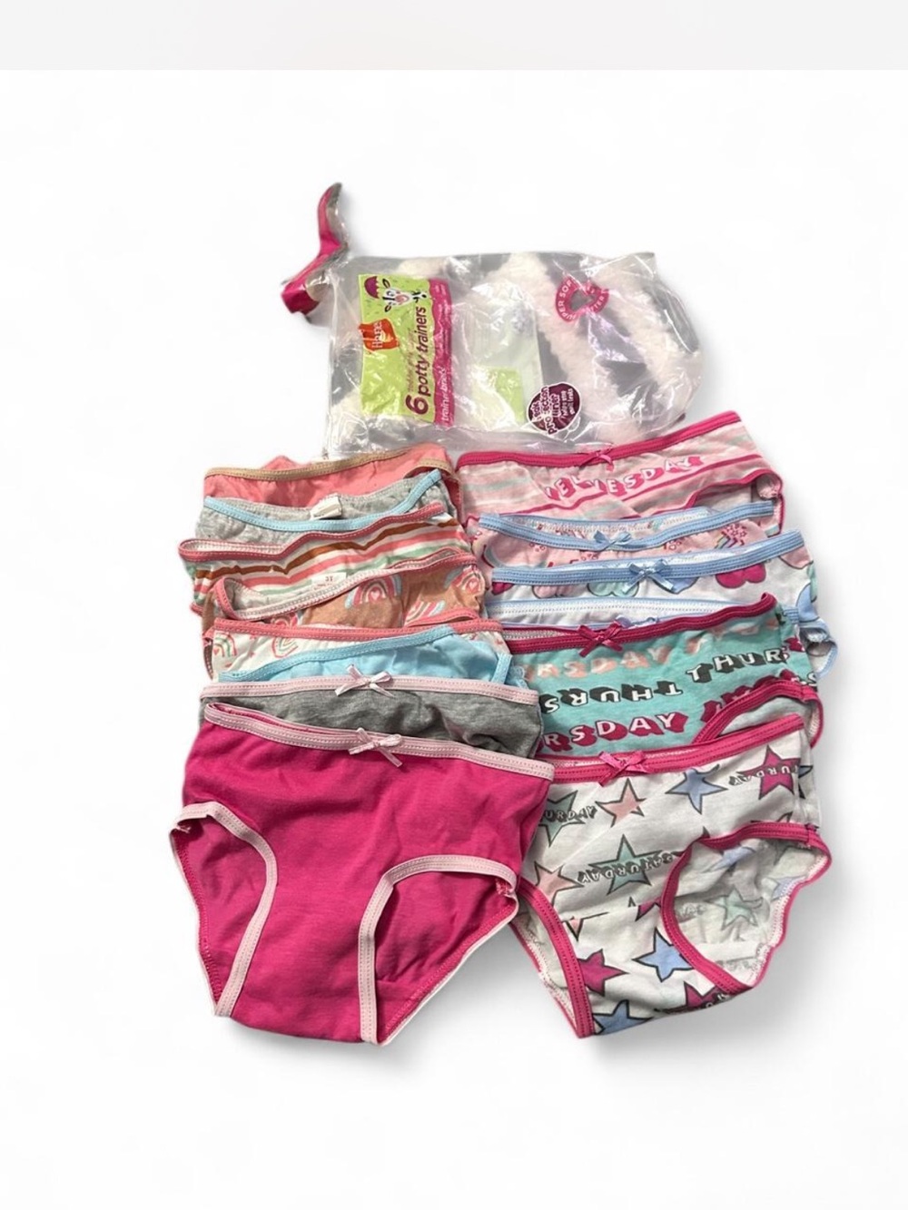 10 new pair of size 3 girls underwear